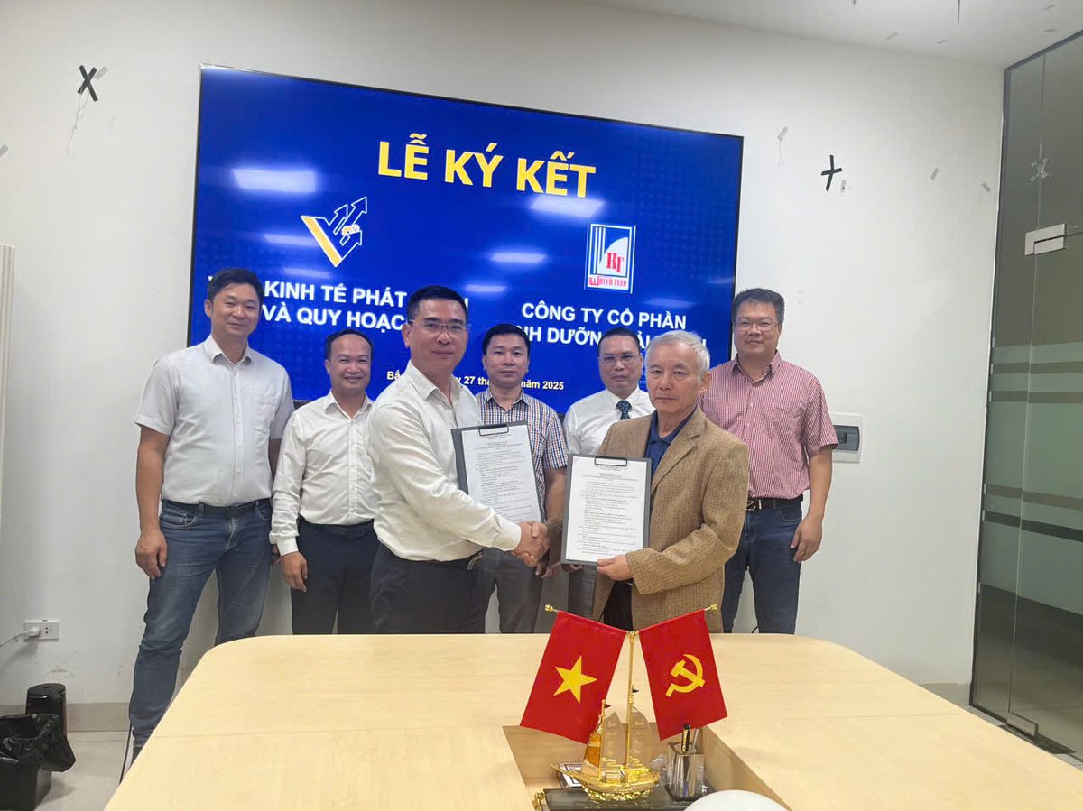 Lễ ký kết hợp tác giữa Viện IDEP và Công ty CP Dinh dưỡng Hải Thịnh